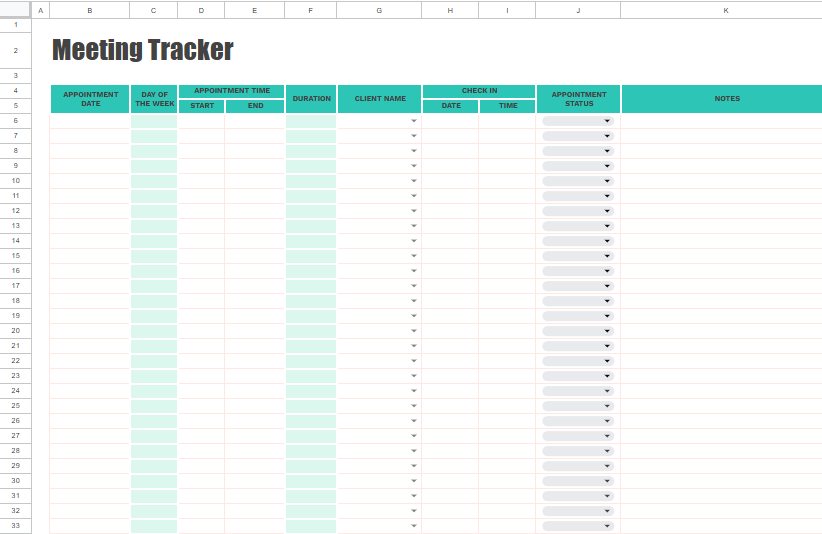 Easy CRM Spreadsheet - Image 20