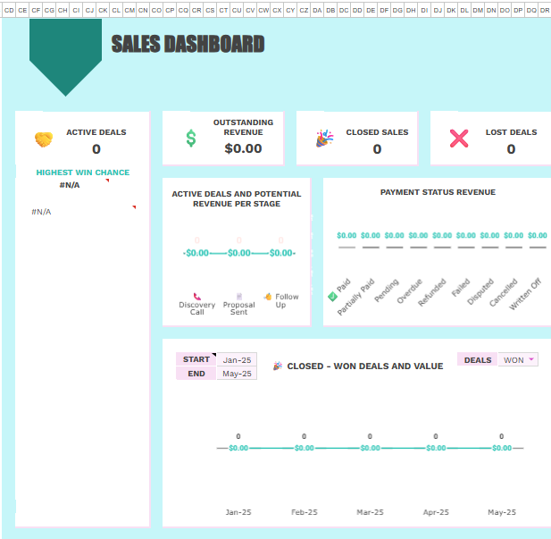Easy CRM Spreadsheet - Image 4
