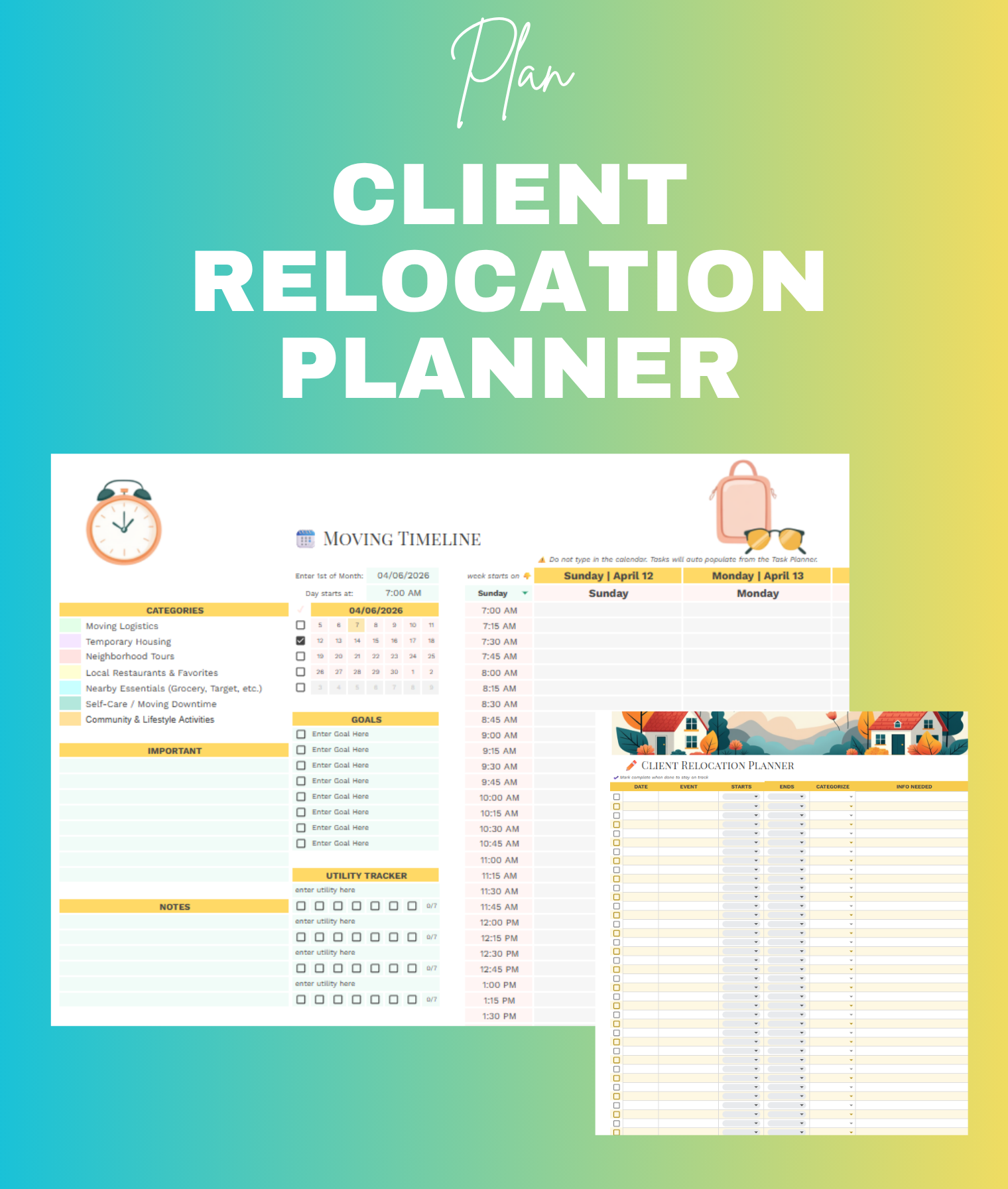 Client Relocation Planner