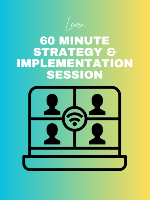 Zoom Marketing or implementation Strategy Session