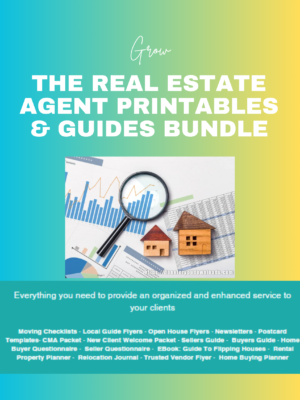 Real Estate Agent Printables & Guides Bundle | Editable Canva Templates for Realtors