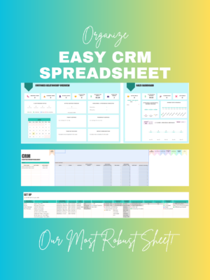 Easy CRM Spreadsheet