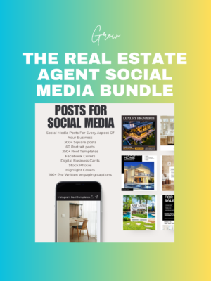 Real Estate Agent Social Media Bundle | Editable Canva Templates for Realtors